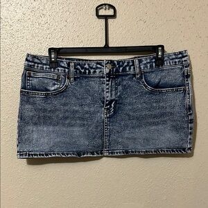 Denim Mini Skirt